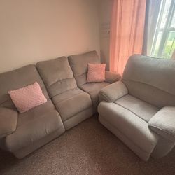 Reclining Couch Set 