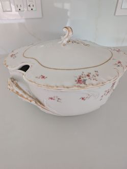 Antique serving dish