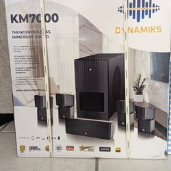 Dynamiks KM7000 Complete Surround Sound Bluetooth - BRAND NEW IN BOX