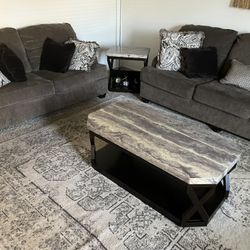 Living Room Set With Coffee Tables For 800$