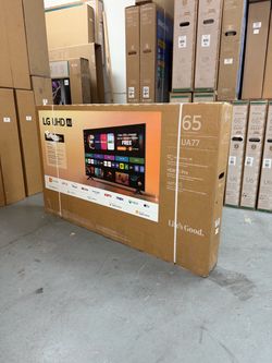 65 Inch LG UA77 Series 4K HDR Smart TV