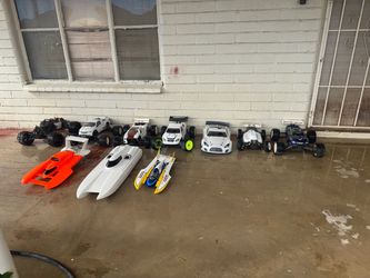 RC Cars and Boats Collection Lot