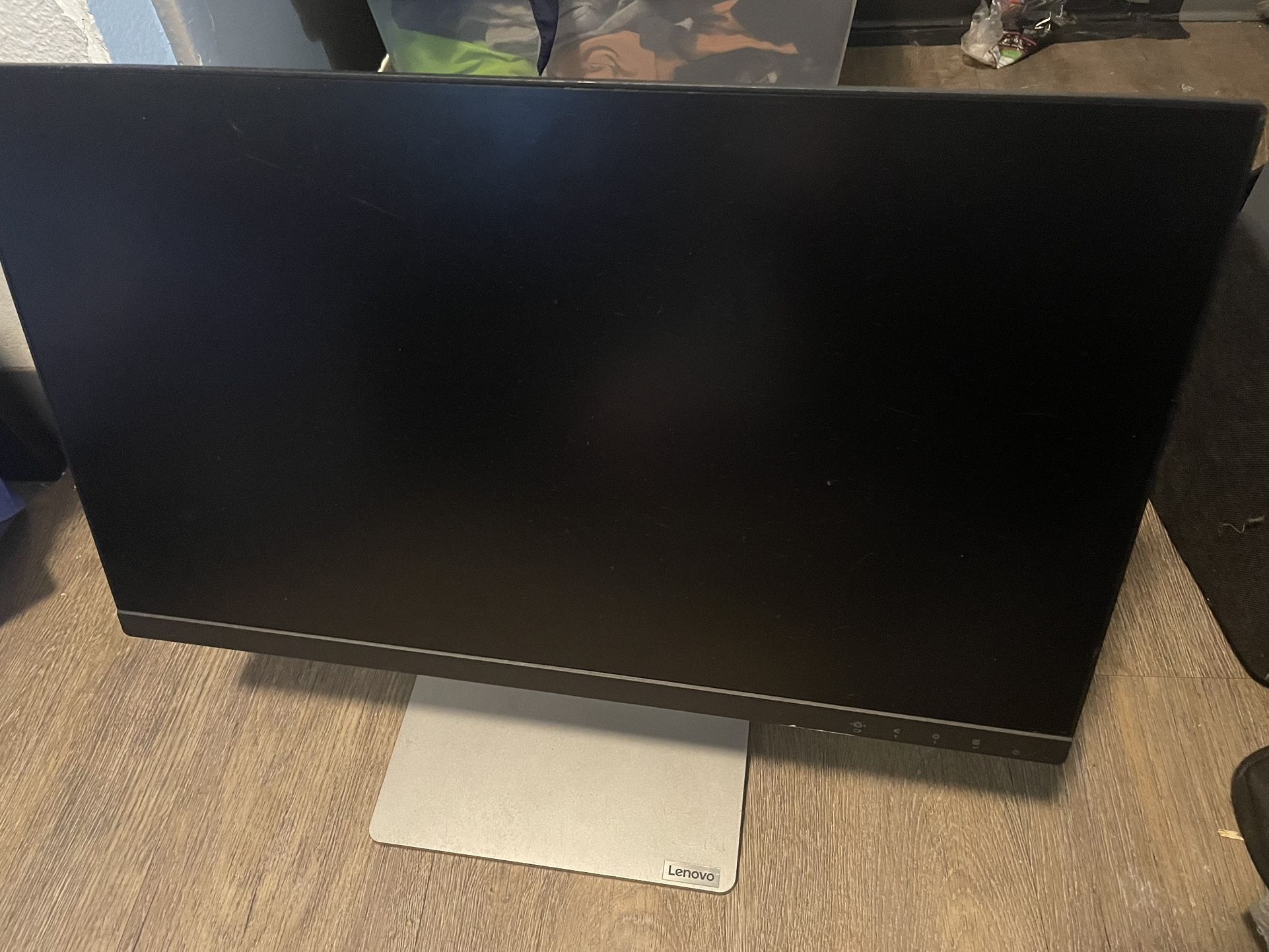 Lenovo Monitor And Dell Tower