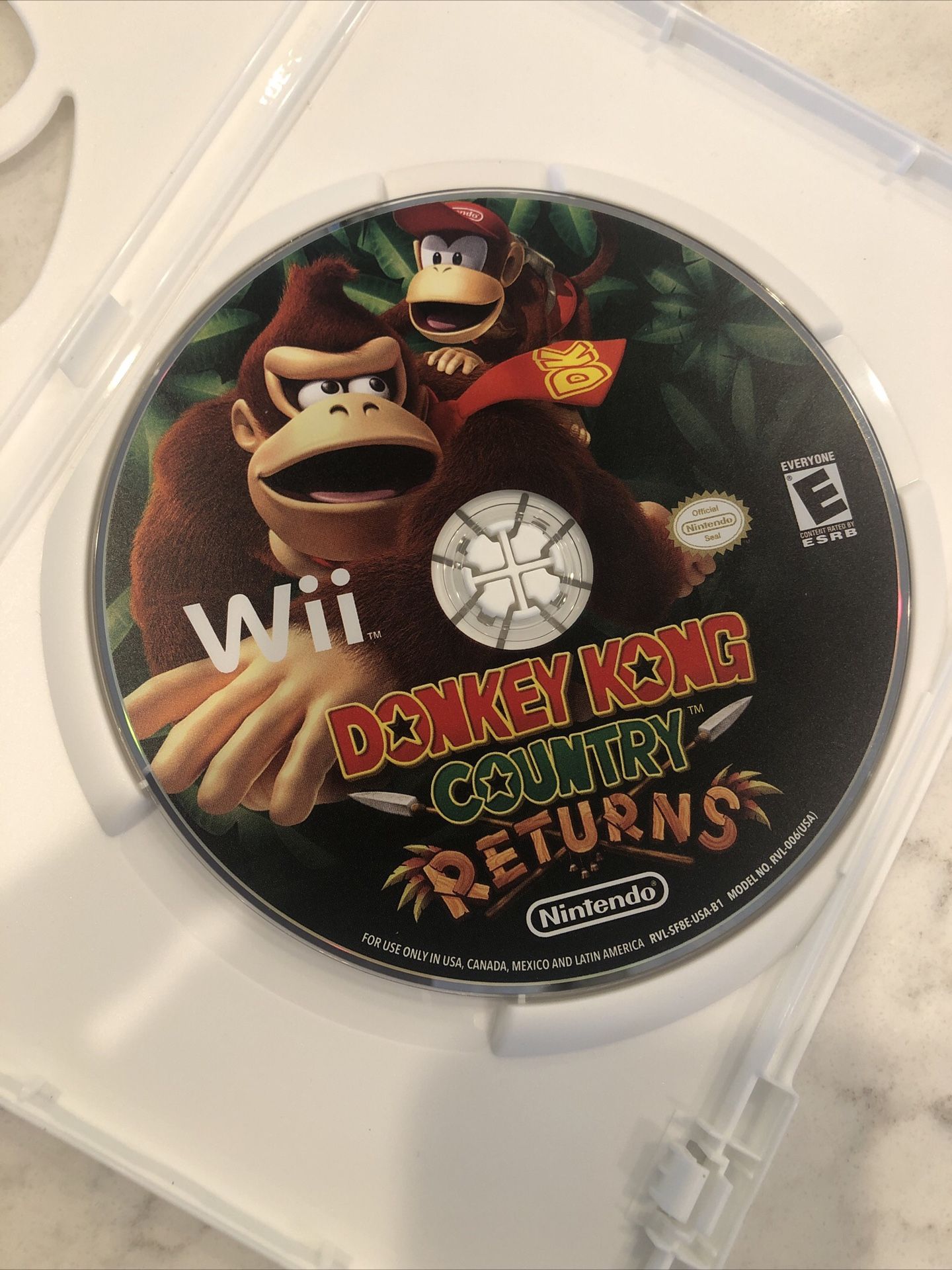 Nintendo Wii Donkey Kong Country Returns Game Disc Only