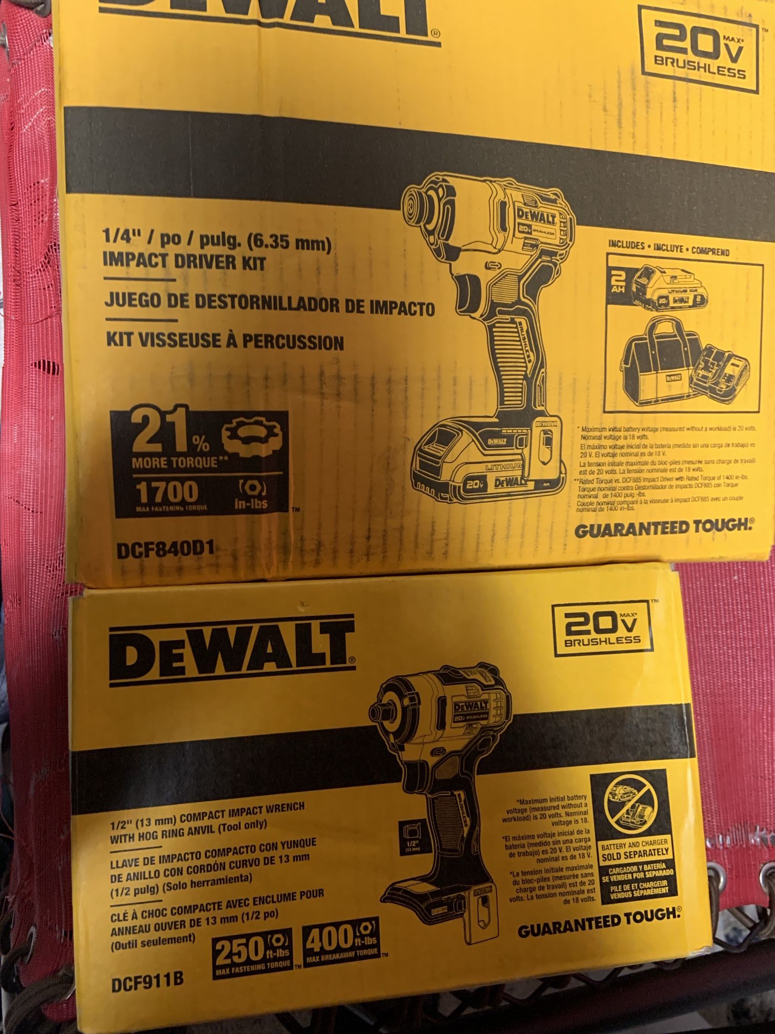 1/2” Dewalt Compact Impact Wrench