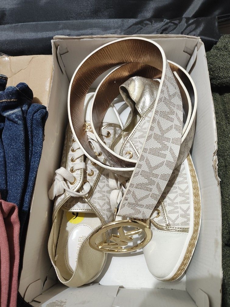 MK Shoes And Belt