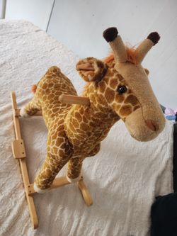 Plush Rocking Giraffe