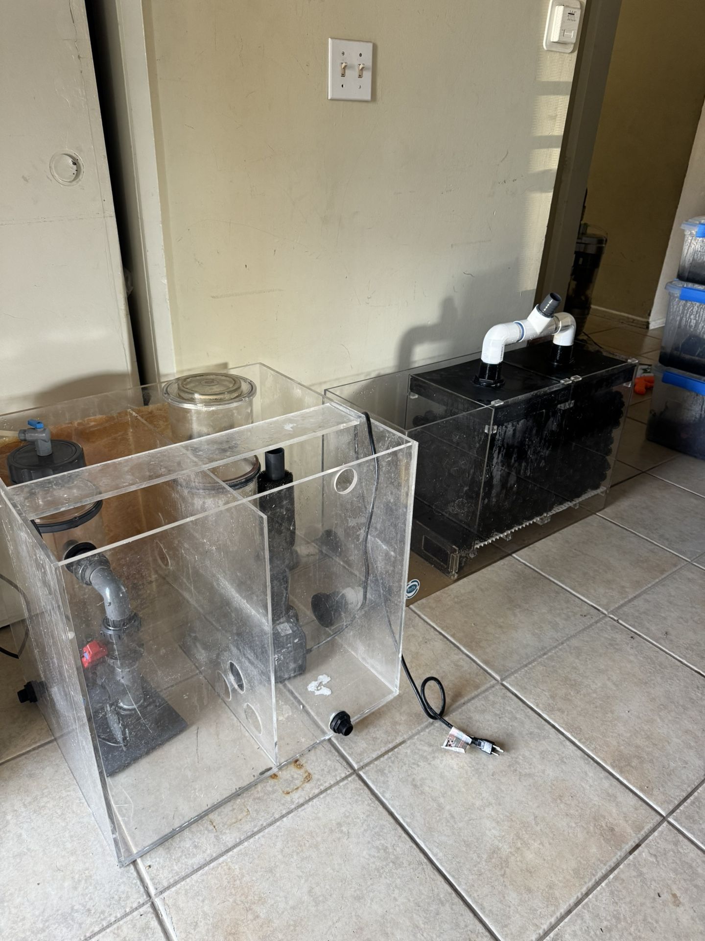 Fish Tank Aquarium Sump Salt Water Reef 
