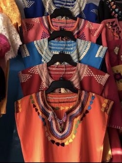Blusas artesanales bordada