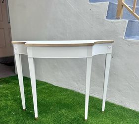 Wooden console table