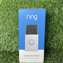 NEW Ring Video Doorbell Wireless 1080p Stain Nickel 2nd Generation Black 