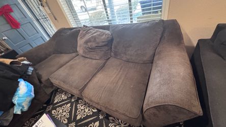 Brown sofa