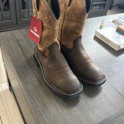 Wolverine Work Boots Shoes Size 9