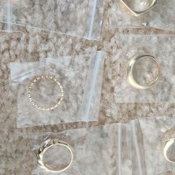 8Pcs Knuckle Stacking Rings for Women Girls 14K Gold Plated  