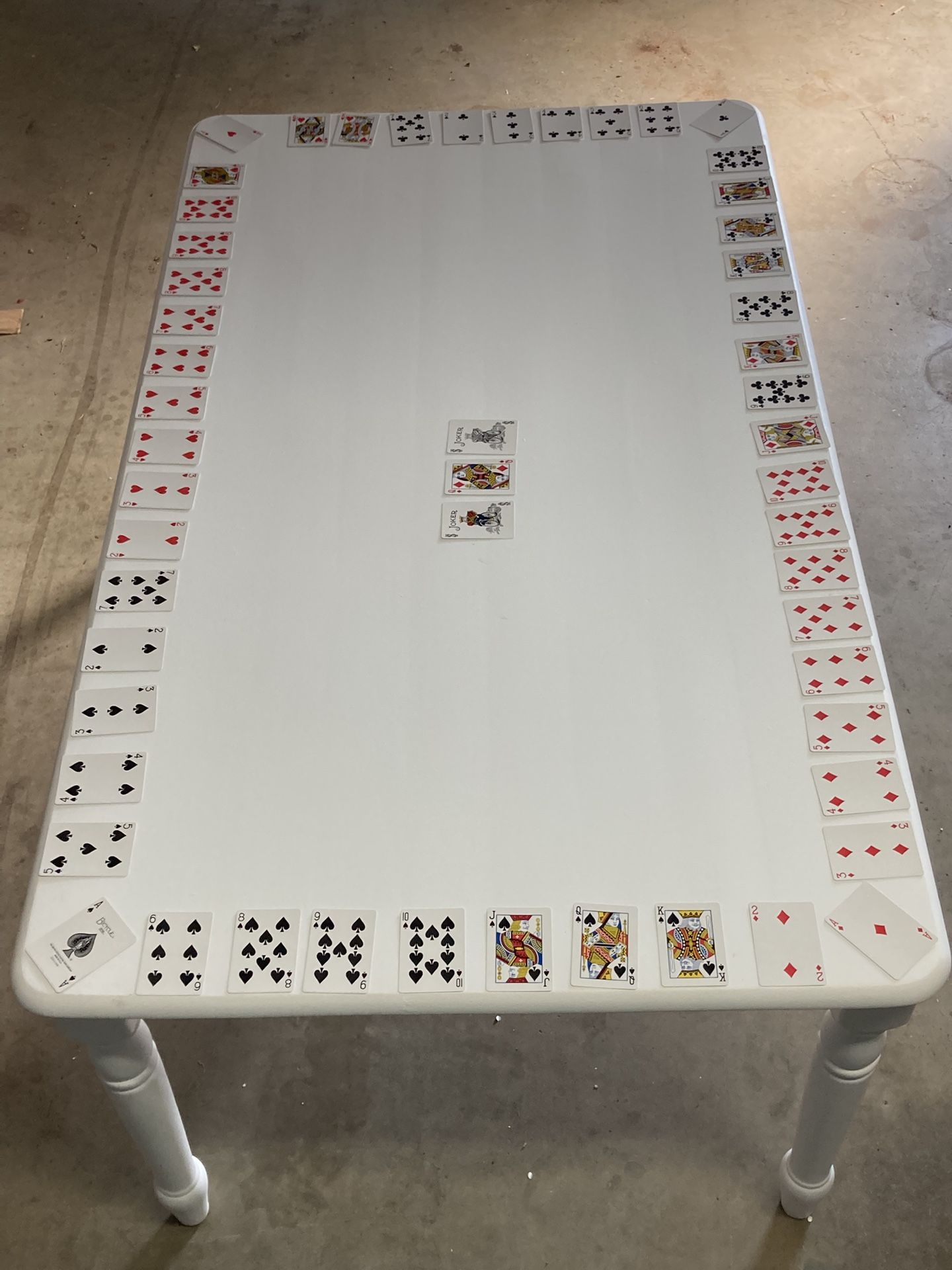 Poker table