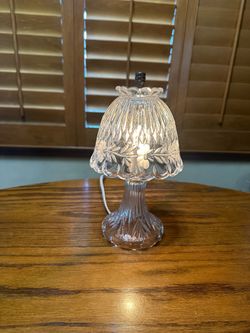 Princess House Heritage Romance Crystal Boudoir Night Light Vanity Lamp