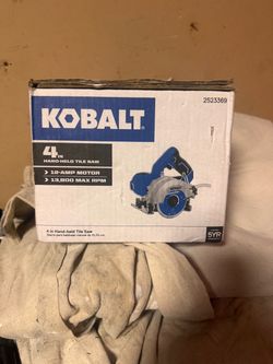 Kobalt 4-Inch Hand-Held Tile Saw