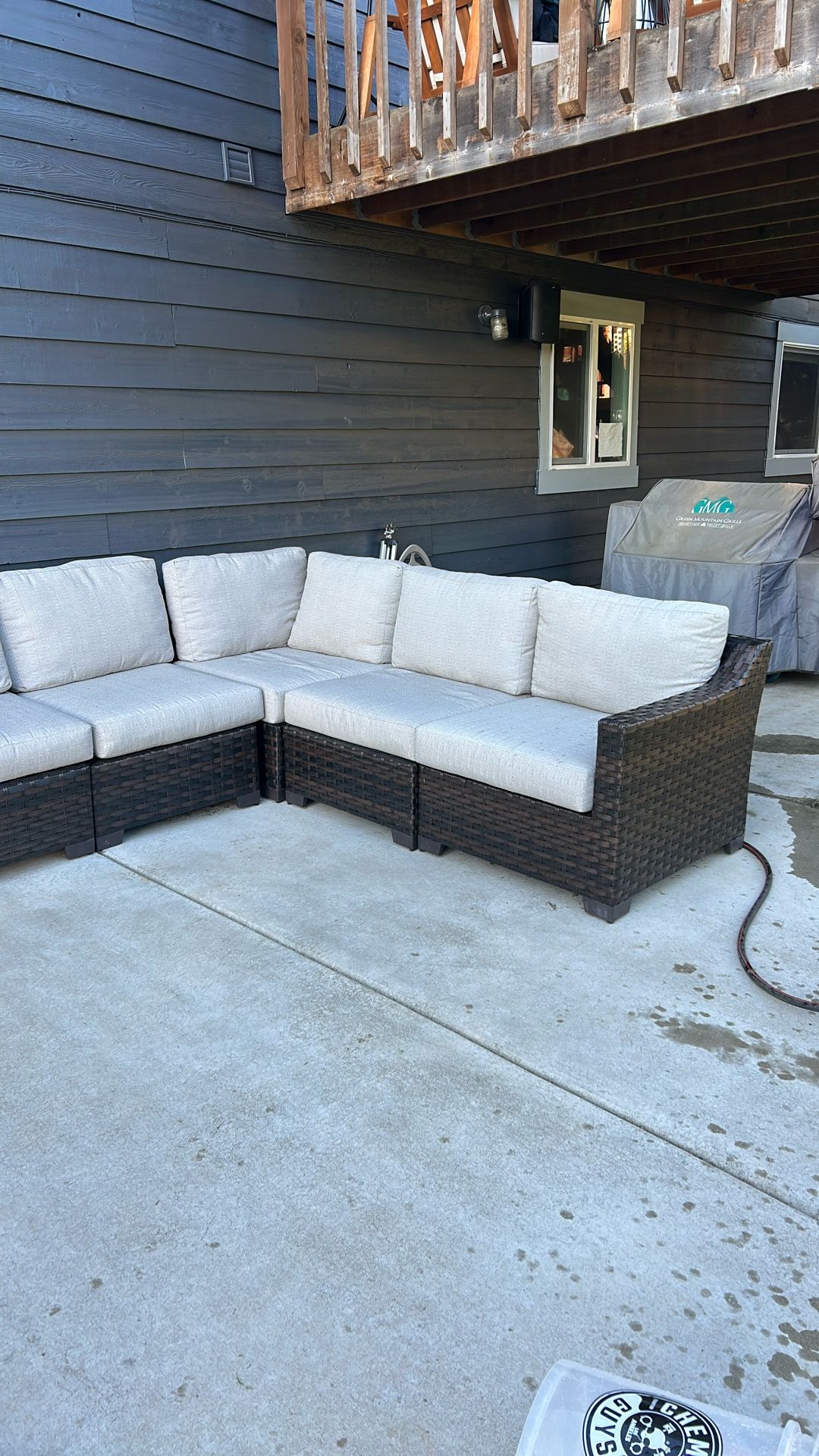 Outdoor Sectional - Cushions Damaged