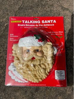 Vintage Christmas Santa Never Used