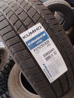 New set of tires 275 55 20 kumho