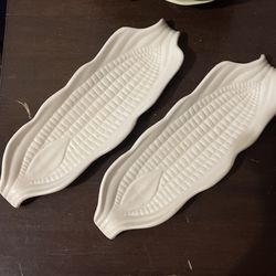 Two Corn Plates $2