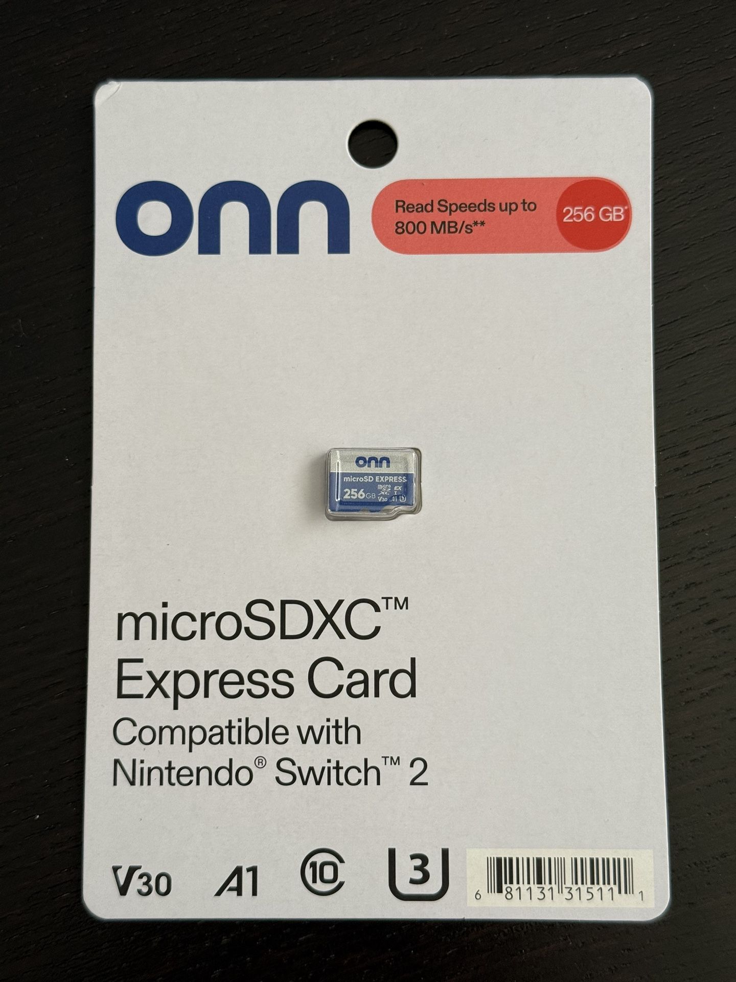 Brand New Onn 256 GB Nintendo Switch 2 MicroSDXC Express Memory Card