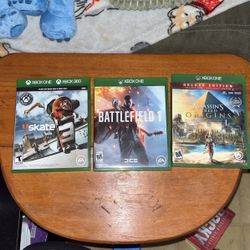 Battle Field 1 Assassins Creed Origins Skate 3 