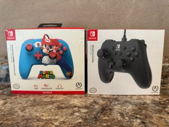 NINTENDO SWITCH WIRED CONTROLLER OPEN BOX CONDITION  (25.00 EACH)