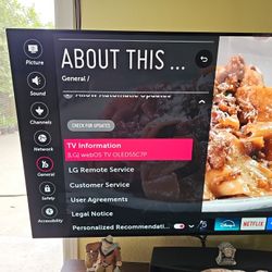 55 Inch LG OLED Smart Tv