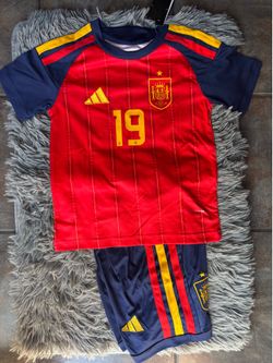 Spain lamine Yamal kids soccer Jersey