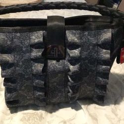 Harveys Black Lola Ruffle Tote