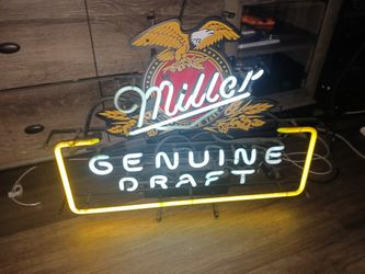 Vintage Miller's Bar Sign