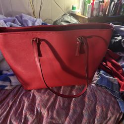 Red Micheal Kors Bag