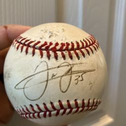Frank Thomas signed baseball with damage 