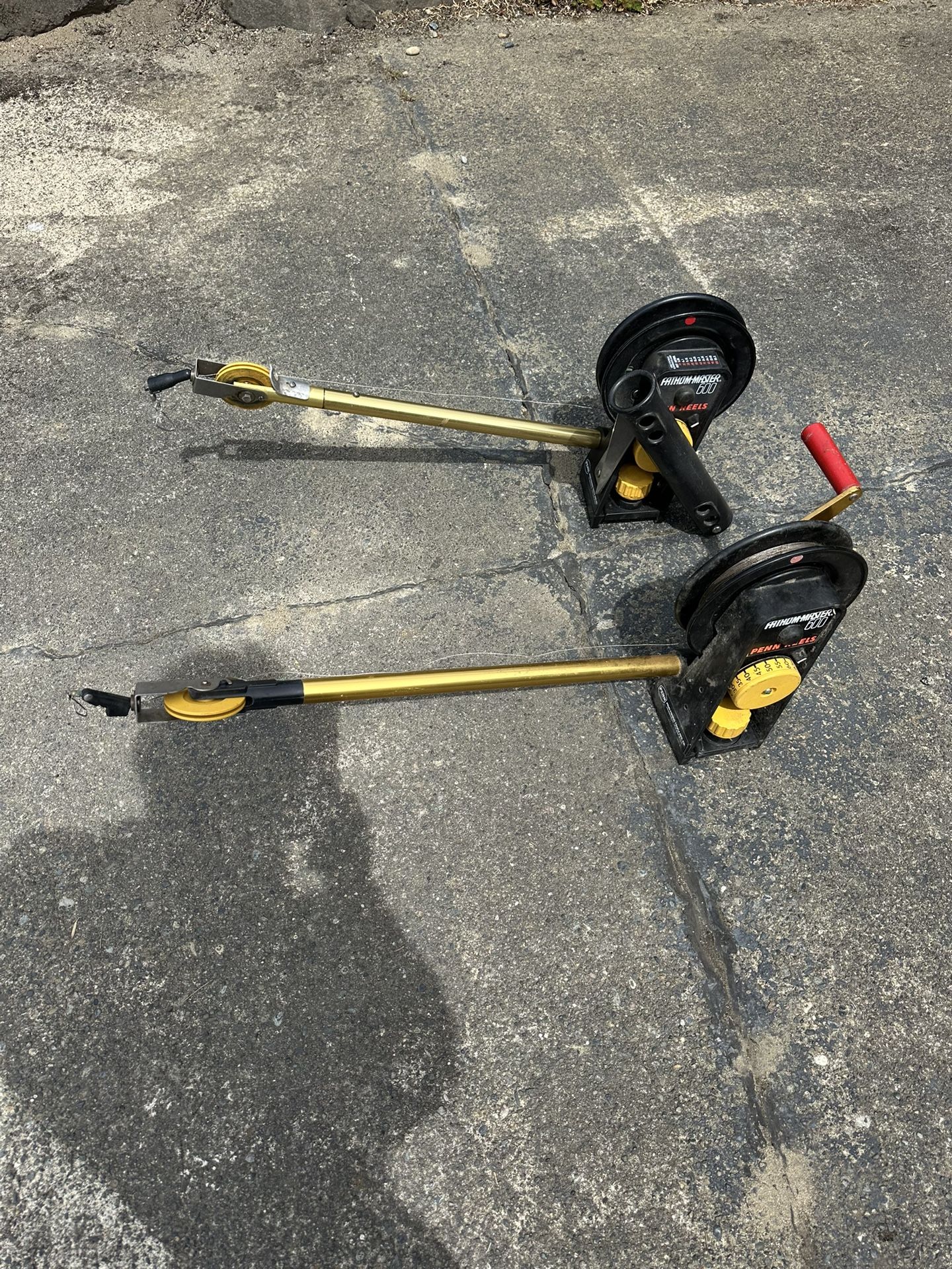 Pair Penn Reel Fathom Master Down Riggers