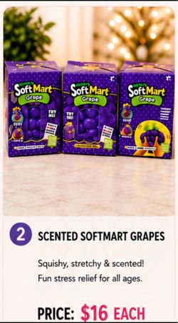 SoftMart Scented Grape Squishy Toy
