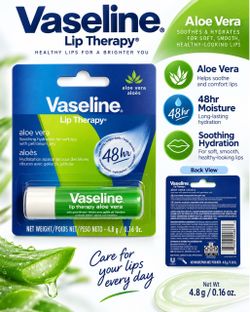 Vaseline Lip Therapy Aloe Vera Lip Balm