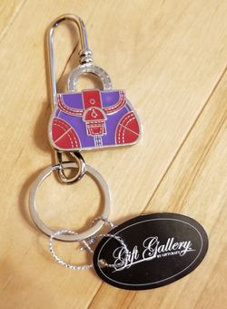 NEW Red & Purple Keyper Purse Clip