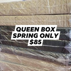 QUEEN BOX SPRING ONLY 