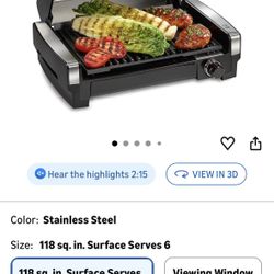 Hamilton Beach Indoor Grill