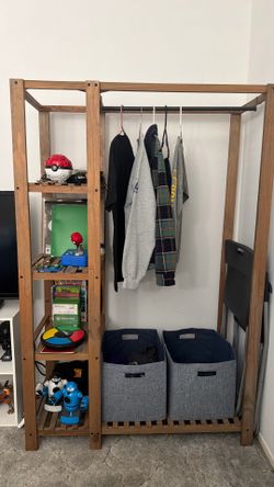 Freestanding Wooden Closet