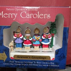 Vintage Animated Christmas Carolers