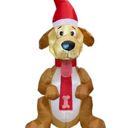 5’ Celebrations LED Yellow Lab Dog Inflatable - Brand New  