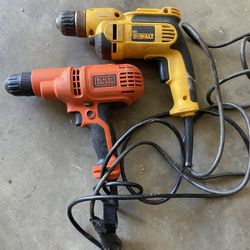 Black & decker/Dewalt power drills