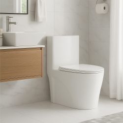 New Toilet.                                            Bathroom Vanity 