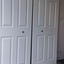 $65 Per bifold door 30x79 six panel bi-fold closet bedroom hallway laundry room kitchen garage