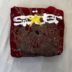 Sp5der Hoodie 'Maroon'