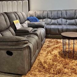 Barcelona Two Piece Sofa Loves It Recliner Living Room $1099 With Easy Finance