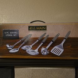 41&main  6 please serving utensil set