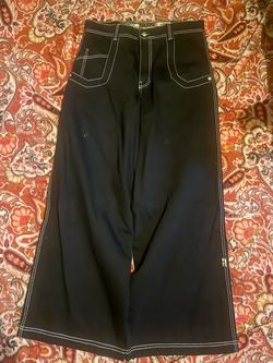 JNCO Slug Wide Leg Black Pants